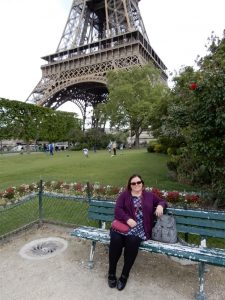 Angie Schickle Park Bench Eiffel Tower