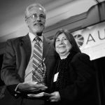 William Kiernan presents Lucille Zeph with the AUCD Lifetime Distinguished Achievement Award – 2009