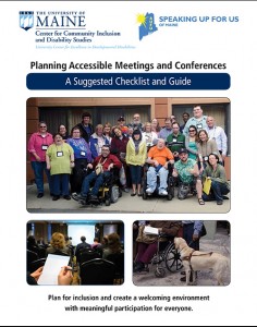 Planning Accessible Meetings and Conferences: A Suggested Checklist - 20214 cover.