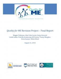 Download the Quality for ME Revision Project Final Report (143 pg. PDF) here.