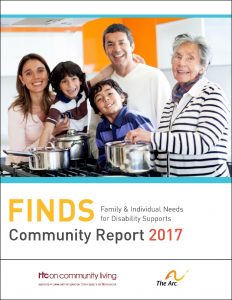 Download the FINDS (Family & Individual Needs for Disability Supports) Community Report for 2017 (PDF) here.