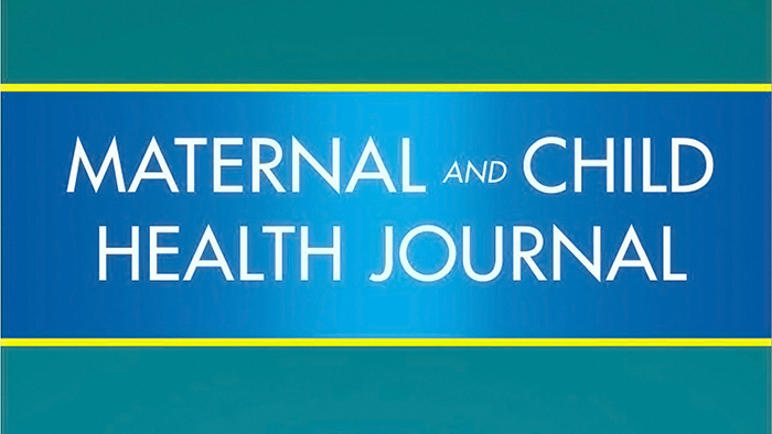 Maternal and Child Health Journal cover.