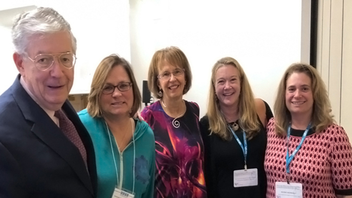 H. Rutherford "Rud" Turnbull, Deborah Rooks-Ellis, Ann Turbull, Kellie Irving and Marnie Morneault.