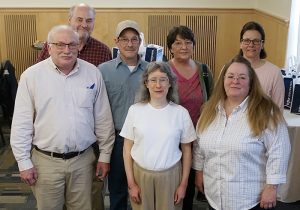 Alan Kurtz, first row left, with other UMaine 25-Year honorees.