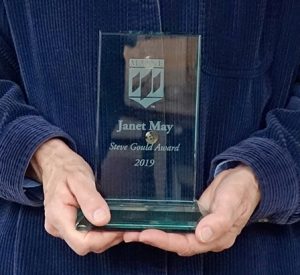 Janet May's Steve Gould Award - 2019