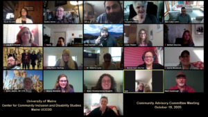 Screenshot of the CAC Zoom Meeting.