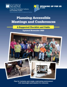 Cover of the Planning Accessible Meetings and Conferences Guide.